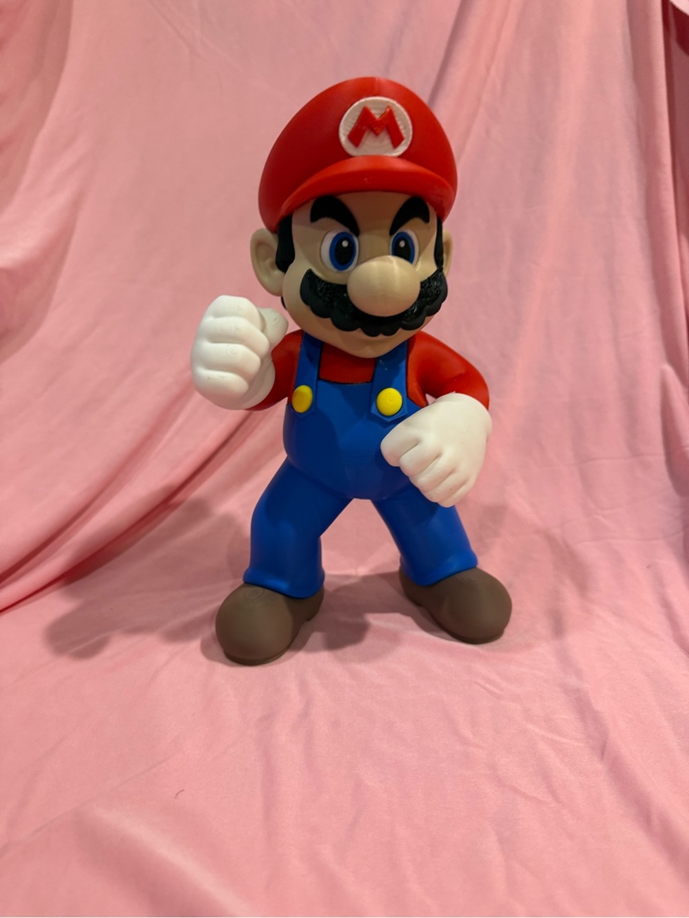 Super Mario Action Figure - Red & Blue Kids Toy 3D print